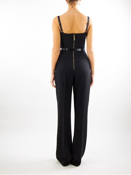 Jumpsuit in cr?pe fabric with bustier top Elisabetta Franchi ELISABETTA FRANCHI | Jumpsuits | TU01441E2110